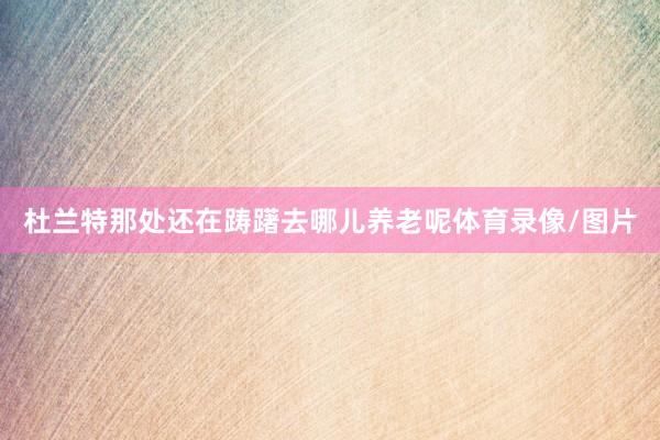 杜兰特那处还在踌躇去哪儿养老呢体育录像/图片