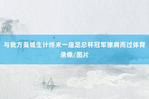 与我方曼城生计终末一座足总杯冠军擦肩而过体育录像/图片