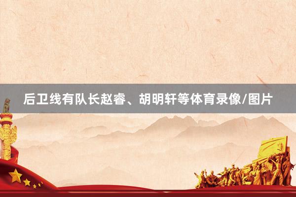 后卫线有队长赵睿、胡明轩等体育录像/图片