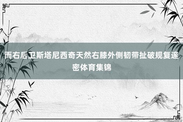 而右后卫斯塔尼西奇天然右膝外侧韧带扯破规复邃密体育集锦