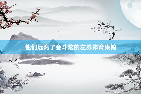 他们远离了金斗炫的左券体育集锦