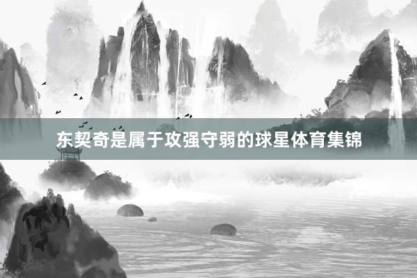 东契奇是属于攻强守弱的球星体育集锦