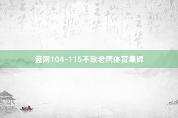 篮网104-115不敌老鹰体育集锦